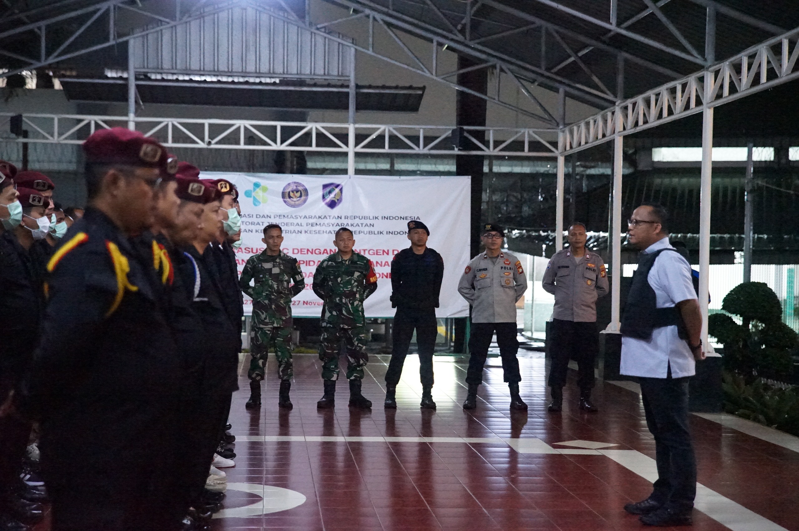 Rutan Cipinang Gelar Sidak Gabungan, Pastikan Lingkungan Aman dan Bebas dari Barang Terlarang